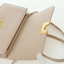 BOTTEGA VENETA Shoulder Bag Leather Pink Gold Auth bs34206A-20