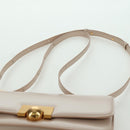 BOTTEGA VENETA Shoulder Bag Leather Pink Gold Auth bs34206A-14