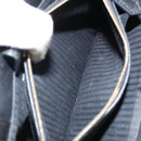 FENDI 2JOURS Hand Bag Leather Black Gold Auth bs34208-22