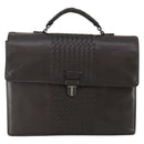 BOTTEGA VENETA INTRECCIATO Business Bag Leather Brown 161239 Auth bs34210-13