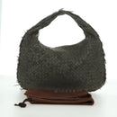 BOTTEGA VENETA INTRECCIATO Hobo Shoulder Bag Leather Brown Auth bs34211SAV-12
