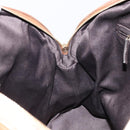 SAINT LAURENT Muse Shoulder Bag Leather Brown Gold 153959 Auth bs34214-20