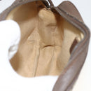 GUCCI GG Supreme Web Sherry Line Bag PVC Beige Gold 156 02 066 Auth bs34217-20
