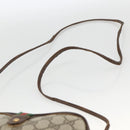 GUCCI GG Supreme Web Sherry Line Bag PVC Beige Gold 156 02 066 Auth bs34217-8