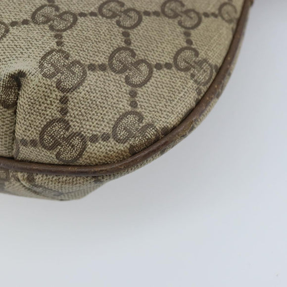 GUCCI GG Supreme Shoulder Bag PVC Beige Gold 007 49 0819 Auth bs34218