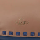 VALENTINO Hand Bag Leather 2way Multicolor Gold Auth bs34219A-19