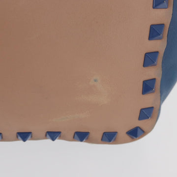 VALENTINO Hand Bag Leather 2way Multicolor Gold Auth bs34219A - 0