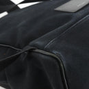SAINT LAURENT Rucksack Canvas Schwarz Silber Auth bs34220-9