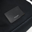SAINT LAURENT Rucksack Canvas Schwarz Silber Auth bs34220-19