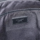SAINT LAURENT Rucksack Canvas Schwarz Silber Auth bs34220-21