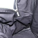 SAINT LAURENT Rucksack Canvas Schwarz Silber Auth bs34220-23