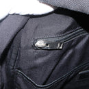 SAINT LAURENT Rucksack Canvas Schwarz Silber Auth bs34220-24