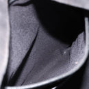 SAINT LAURENT Rucksack Canvas Schwarz Silber Auth bs34220-25