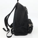 SAINT LAURENT Rucksack Canvas Schwarz Silber Auth bs34220-3