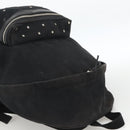 SAINT LAURENT Rucksack Canvas Schwarz Silber Auth bs34220-6