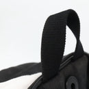 SAINT LAURENT Rucksack Canvas Schwarz Silber Auth bs34220-7