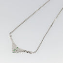Christian Dior Necklace metal Silver Auth bs34222A-9
