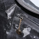 GUCCI Shoulder Bag Leather Black Gold 001 1998 1805 Auth bs34225-21
