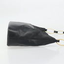 GUCCI Shoulder Bag Leather Black Gold 001 1998 1805 Auth bs34225-3
