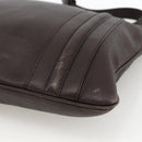 GUCCI Shoulder Bag Leather Brown Silver 233329 Auth bs34228-8