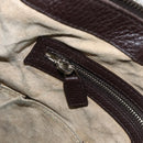 GUCCI Shoulder Bag Leather Brown Silver 233329 Auth bs34228-20