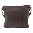 GUCCI Shoulder Bag Leather Brown Silver 233329 Auth bs34228-13