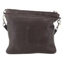 GUCCI Shoulder Bag Leather Brown Silver 233329 Auth bs34228-2