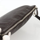 GUCCI Shoulder Bag Leather Brown Silver 233329 Auth bs34228-6