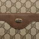 GUCCI GG Supreme Web Sherry Line Tote Bag PVC Beige 39 02 003 Auth bs34229-14