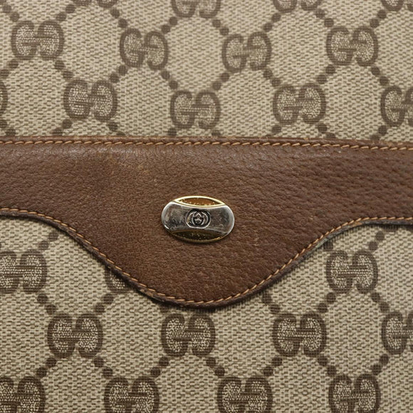 GUCCI GG Supreme Web Sherry Line Tote Bag PVC Beige 39 02 003 Auth bs34229