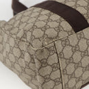GUCCI GG Supreme Tote Bag PVC Beige 141624 Auth bs34230-11