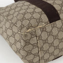 GUCCI GG Supreme Tote Bag PVC Beige 141624 Auth bs34230-13
