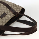 GUCCI GG Supreme Tote Bag PVC Beige 141624 Auth bs34230-7