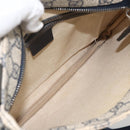GUCCI GG Supreme Shoulder Bag PVC Navy Silver 201538 Auth bs34231-11