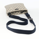 GUCCI GG Supreme Shoulder Bag PVC Navy Silver 201538 Auth bs34231-7