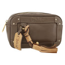 Chloe Clutch Bag Leather Brown Gold Auth bs34233-1