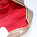 Chloe Clutch Bag Leather Brown Gold Auth bs34233-17