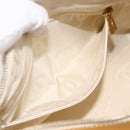 CHANEL Shoulder Bag Patent Leather Yellow Gold CC Auth bs34234-20