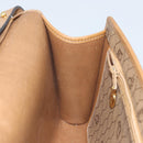 Christian Dior Honeycomb Canvas Shoulder Bag PVC Brown Gold Auth bs34236-18