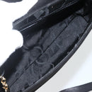 Salvatore Ferragamo Shoulder Bag Suede Black Gold Auth bs34238-11
