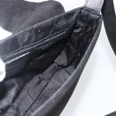 Salvatore Ferragamo Shoulder Bag Suede Black Gold Auth bs34238-17