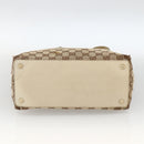 GUCCI GG Canvas Hand Bag Beige Gold 139552 Auth bs34241-9