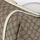 GUCCI GG Supreme Tote Bag PVC Beige Gold 197953 Auth bs34243-12
