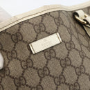 GUCCI GG Supreme Tote Bag PVC Beige Gold 197953 Auth bs34243-14
