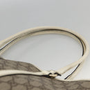 GUCCI GG Supreme Tote Bag PVC Beige Gold 197953 Auth bs34243-8