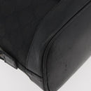 GUCCI GG Canvas Hand Bag Black Gold 92734 Auth bs34247-14