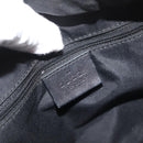 GUCCI GG Canvas Hand Bag Black Gold 92734 Auth bs34247-17
