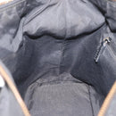 GUCCI GG Canvas Hand Bag Black Gold 92734 Auth bs34247-19