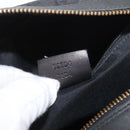 GUCCI GG Canvas Hand Bag Black Gold 92734 Auth bs34247-12