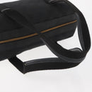 GUCCI GG Canvas Hand Bag Black Gold 92734 Auth bs34247-7